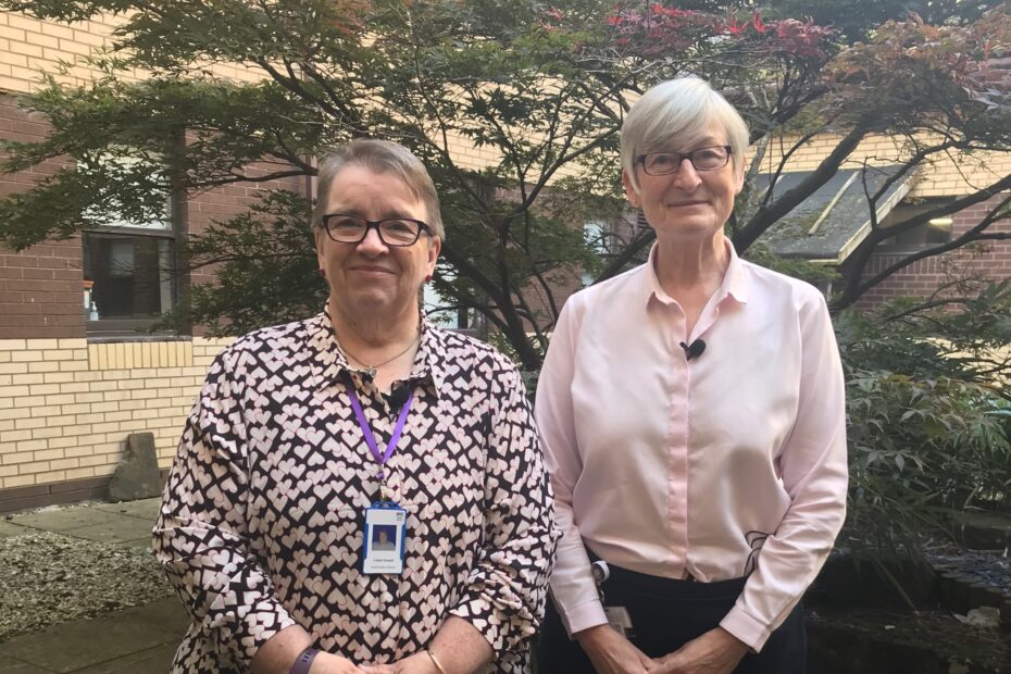 Linda Semple, Interim Chair of Ayrshire and Arran NHS Board, and Claire Burden, Chief Executive of NHS Ayrshire & Arran