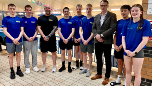 Members of South Ayrshire Swim Team (SAST)